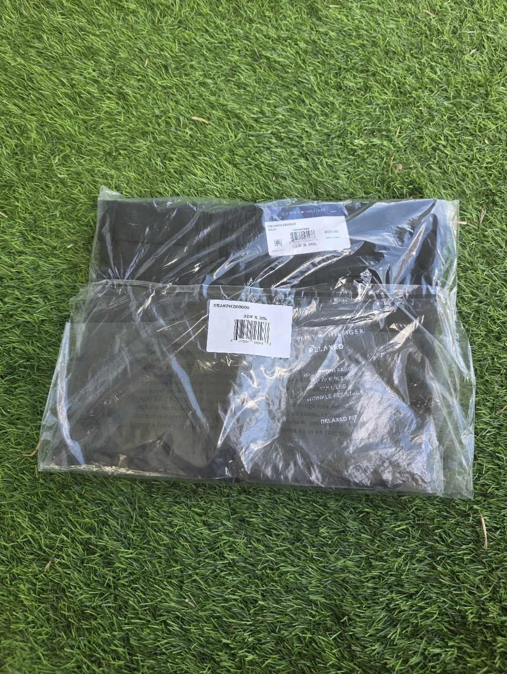 Tommy Hilfiger Mens Dress Pants 32x30 Stretch NWT Charcoal $95 MRSP Career